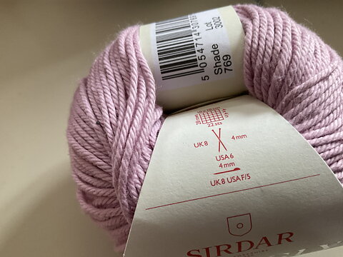 Sirdar snuggly 100% cotton