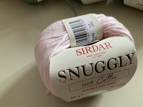 Sirdar snuggly 100% cotton