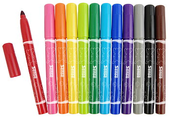 Fiberpennor Jumbo 12-Pack