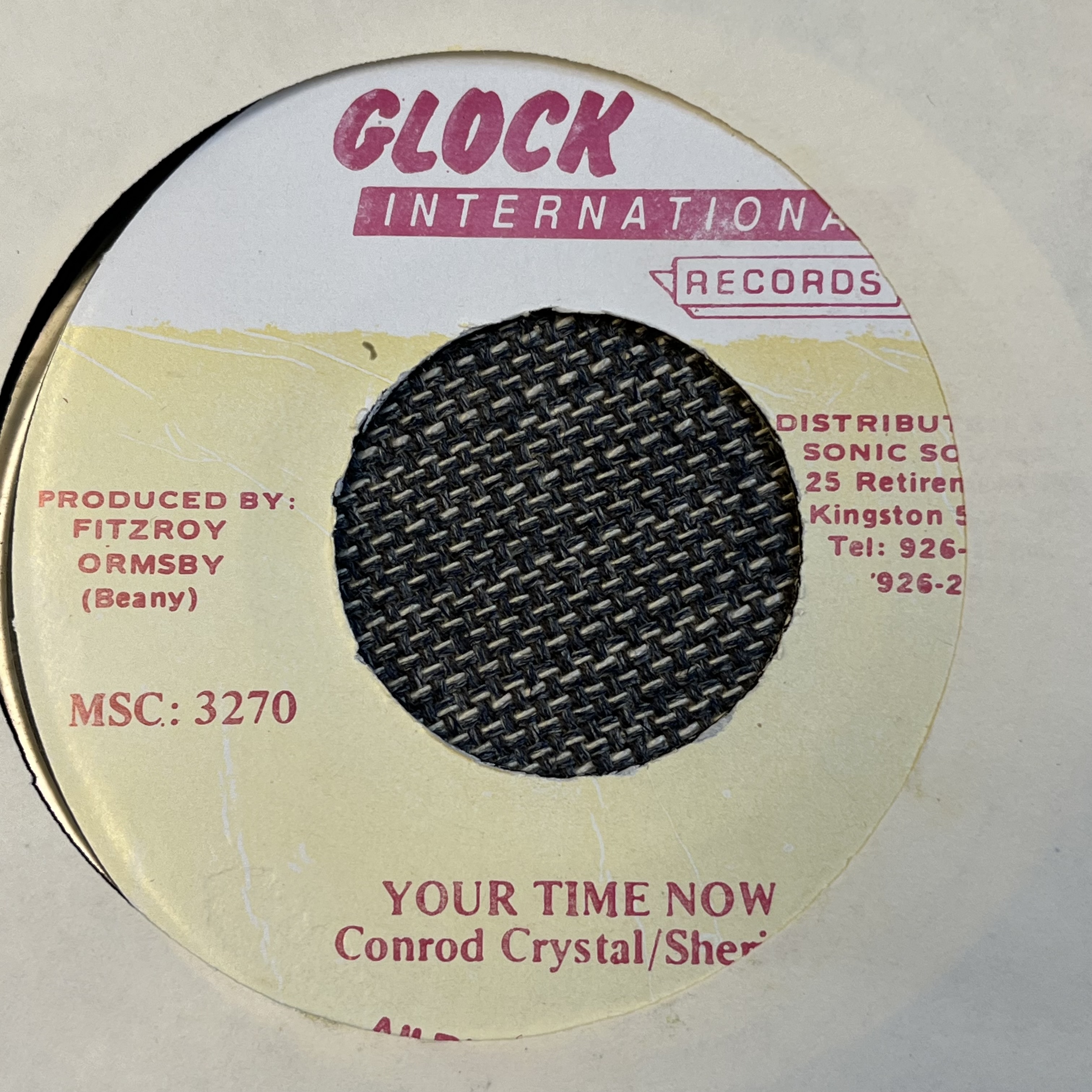 Conrad Crystal and Sheriff – Your Time Now