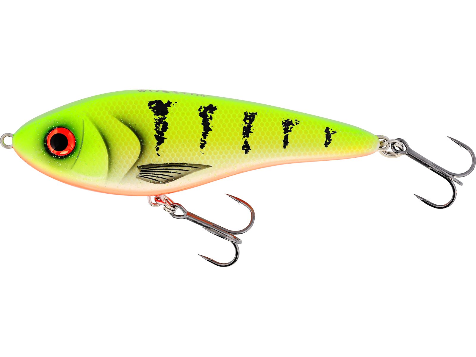 westin jerk är ett jerkbait från westin. ett jerkbait för stora gäddor. betet är 14cm och väger 60g. chartreuse flow
