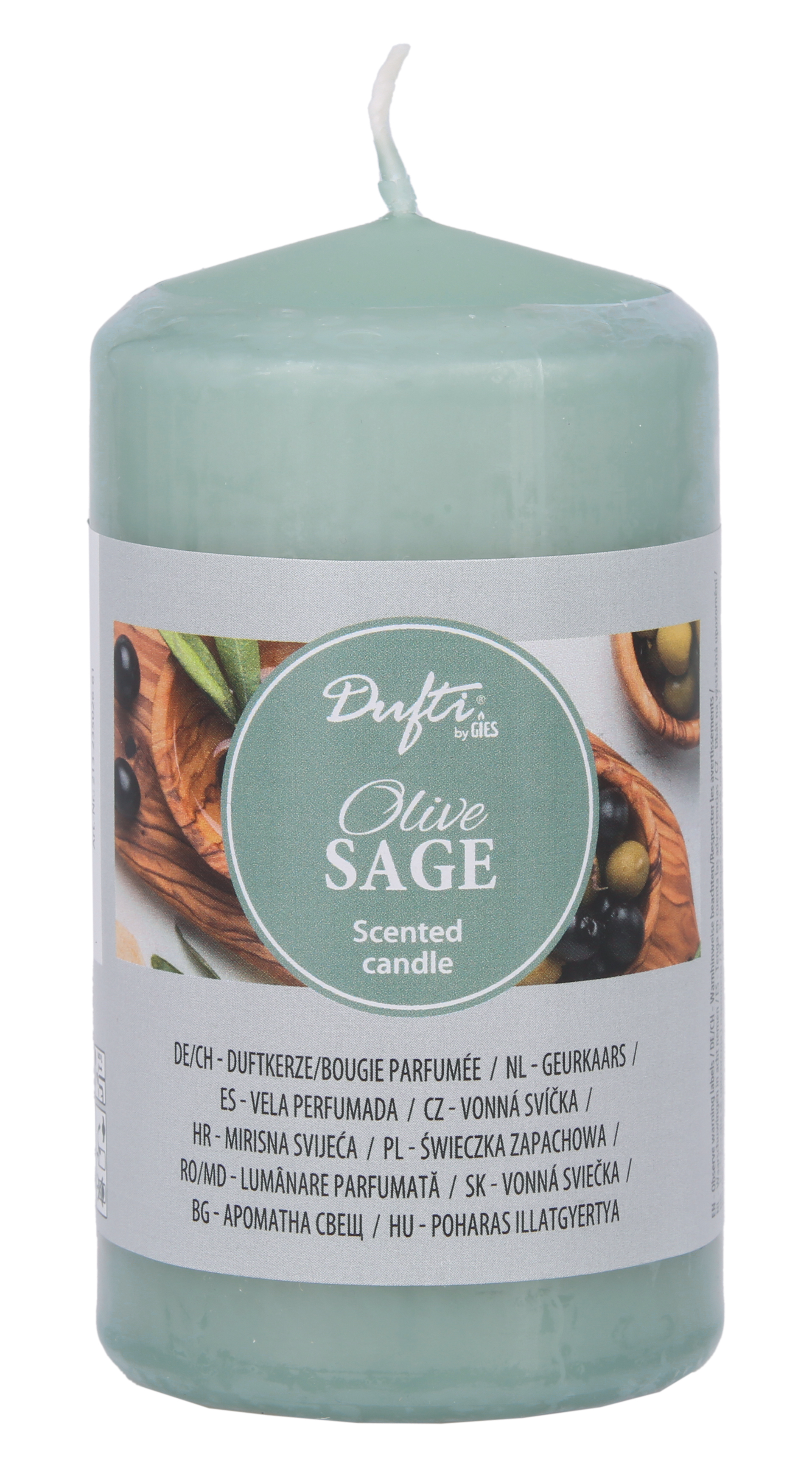 Dufti by Gies Duftstumpen Olive Sage – 4 im Tray | 110 x 58 mm - 2