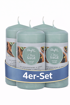Dufti by Gies Duftstumpen Olive Sage – 4 im Tray | 110 x 58 mm