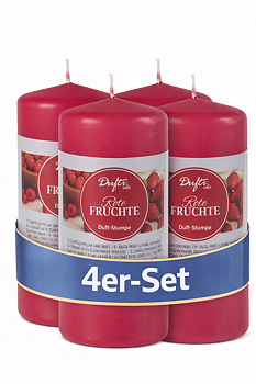 Dufti by Gies Duftstumpen Red Fruits – 4 im Tray | 110 x 58 mm