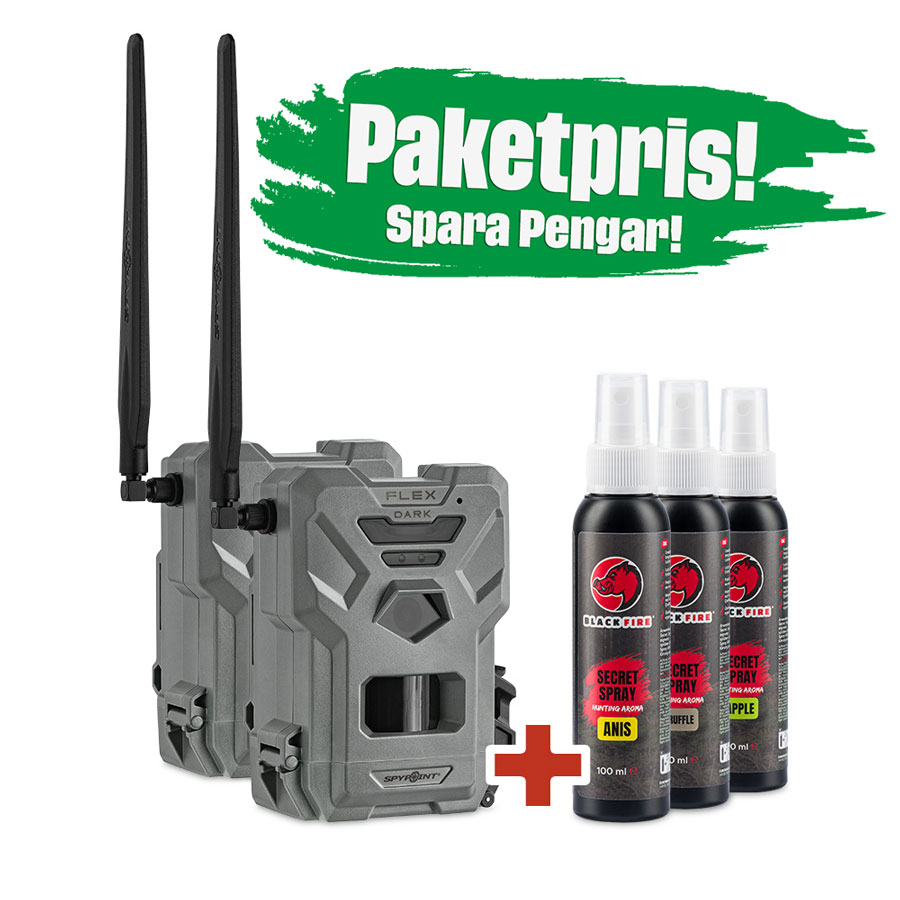 Spypoint BLACK FLEX-TWIN Set: Secret Spray