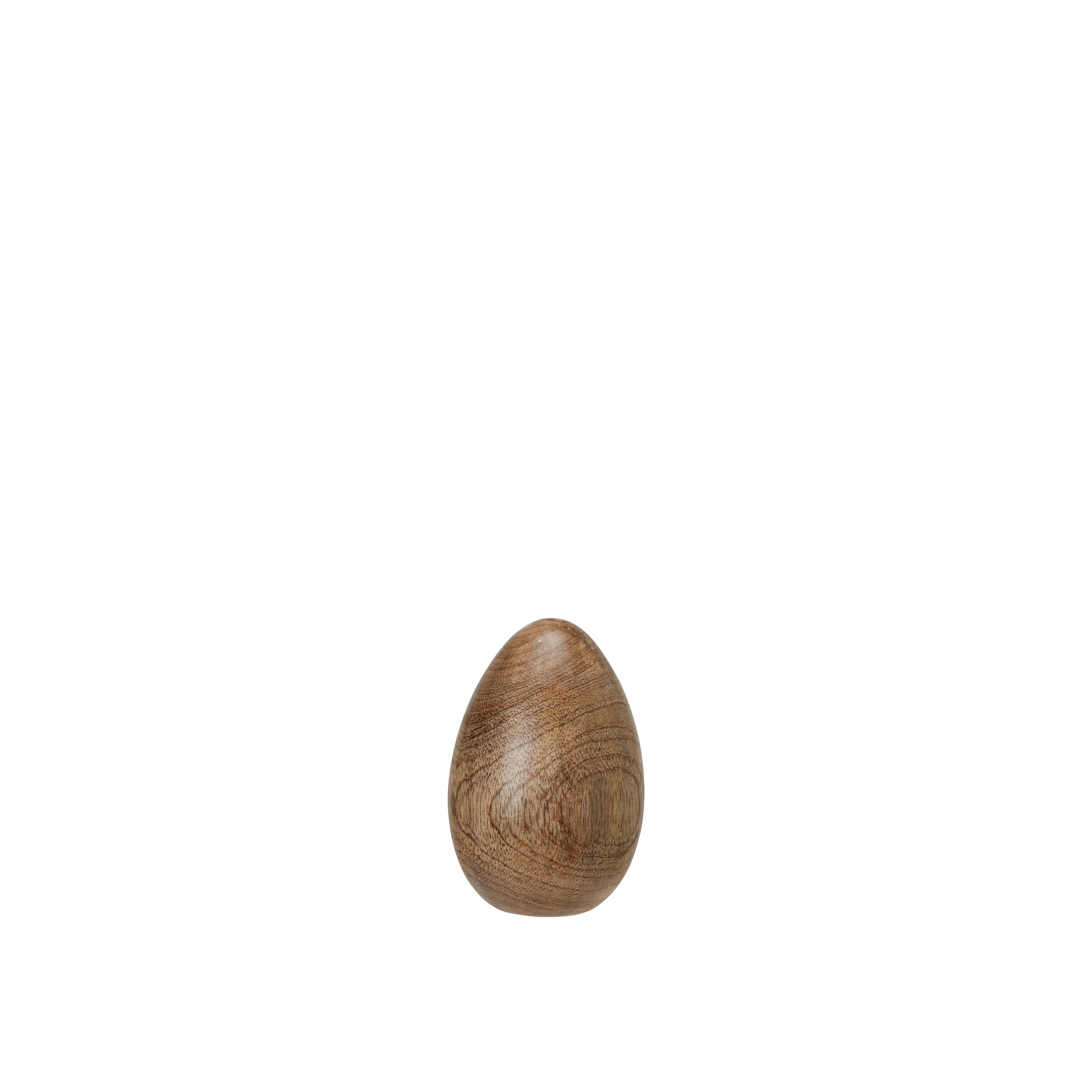 Ägg av trä - Ø7xH11 cm - 5