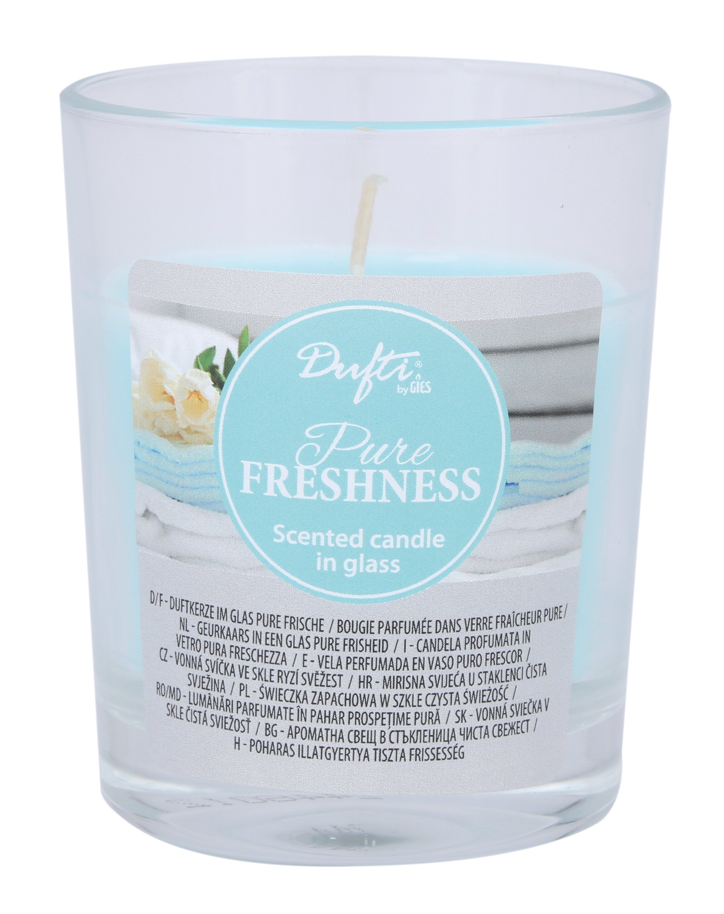 Dufti by Gies Duftkerze im Glas Pure Freshness – 4 Stück im Tray | 86 x 70 mm - 3