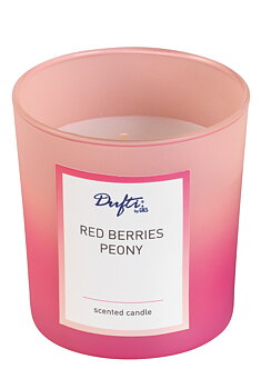 Dufti by Gies Ombre Duftkerze Rosa / Red Berries Peony | 90 x 85 mm