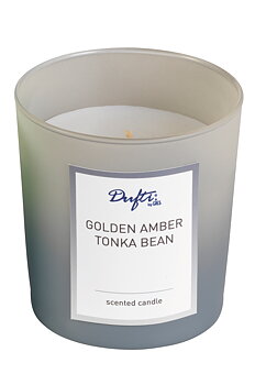Dufti by Gies Ombre Duftkerze Hellgrau / Golden Amber Tonka Bean | 90 x 85 mm