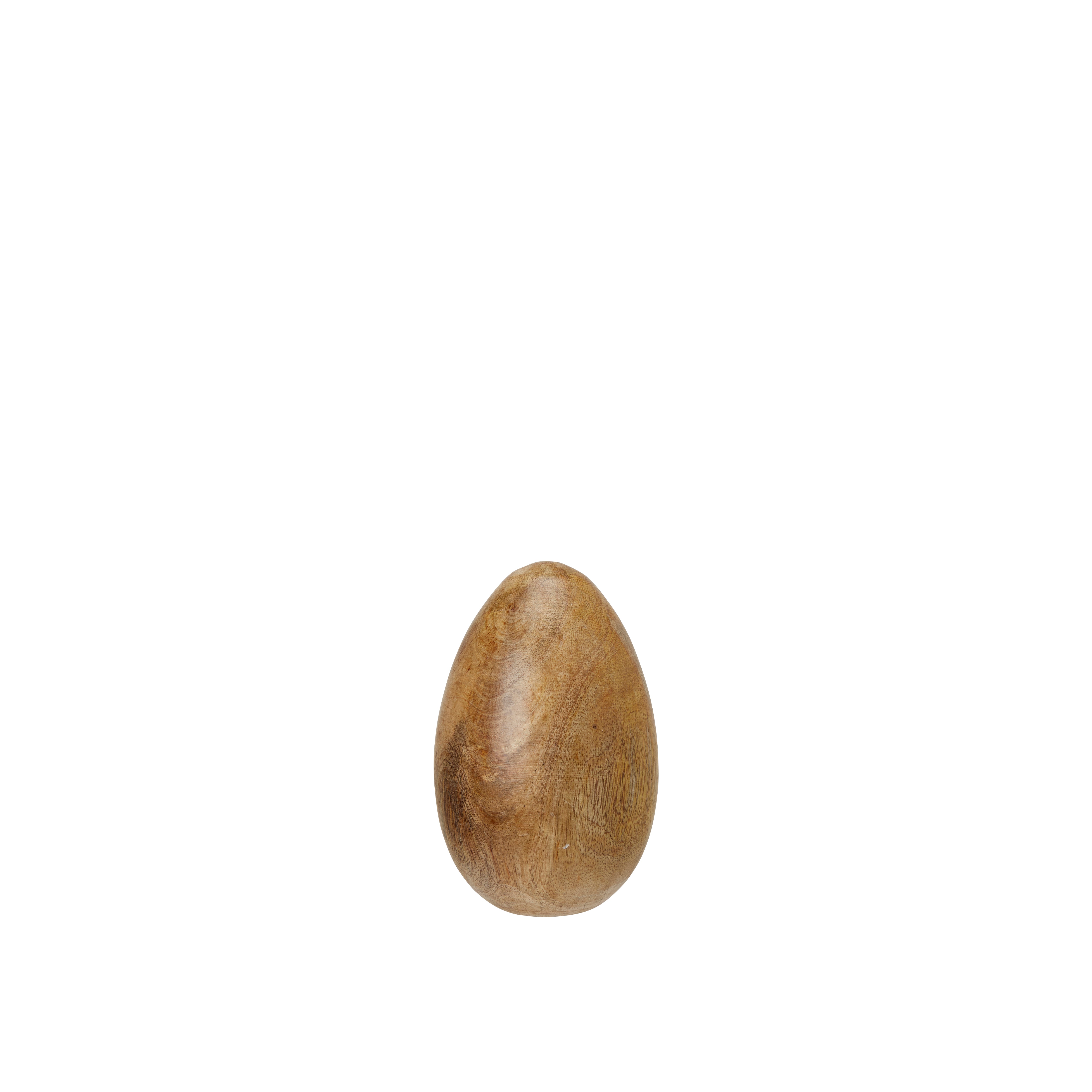 Ägg av trä - Ø8xH12 cm - 5