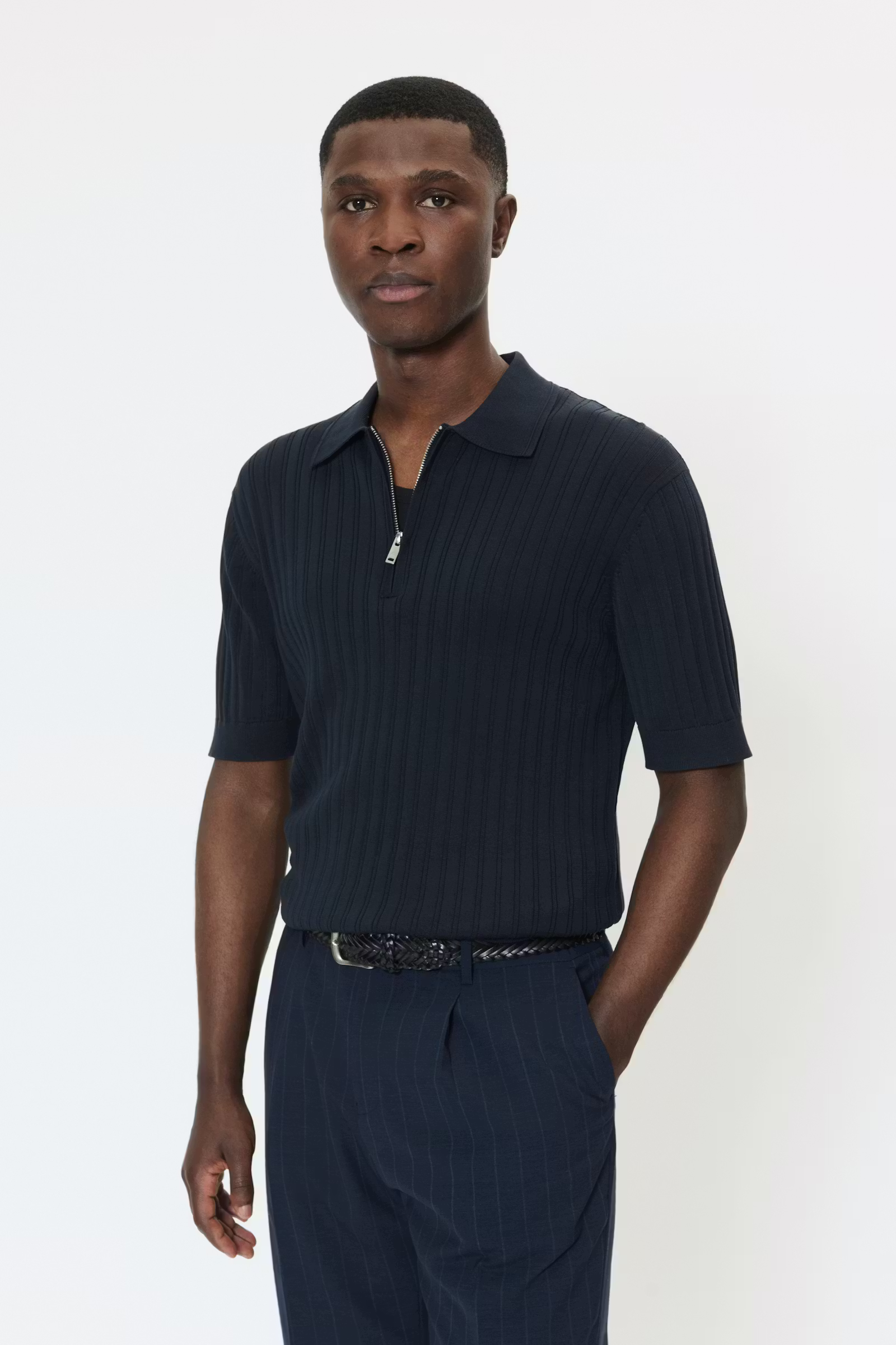 Matinique - Polo Knit - Dark Navy
