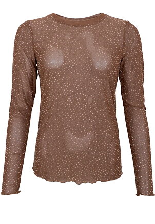 Lexis Tee w stones - Nougat