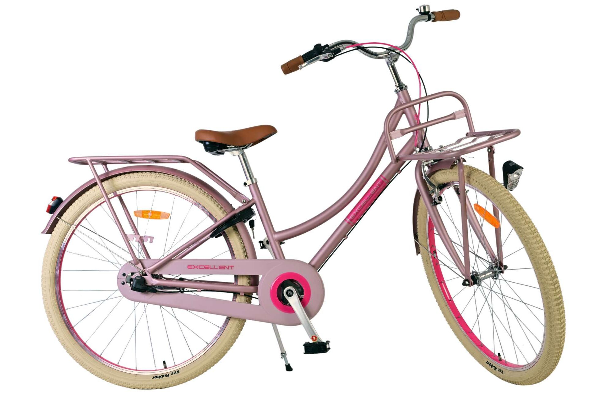 Barncykel Volare Excellent 26 tum – 3 Växlar Rosa för barn 9–12 år - 2