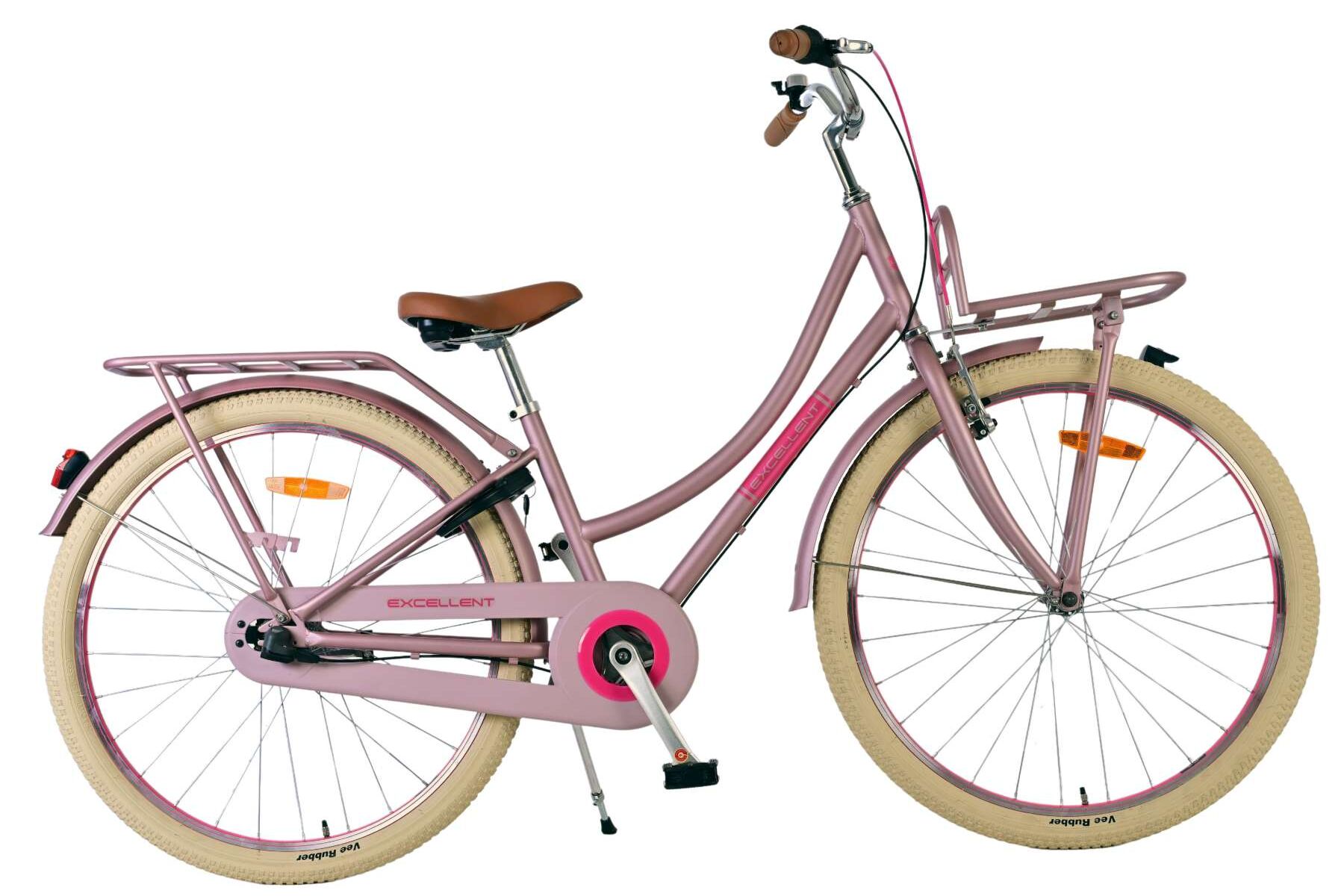 Barncykel Volare Excellent 26 tum – 3 Växlar Rosa för barn 9–12 år