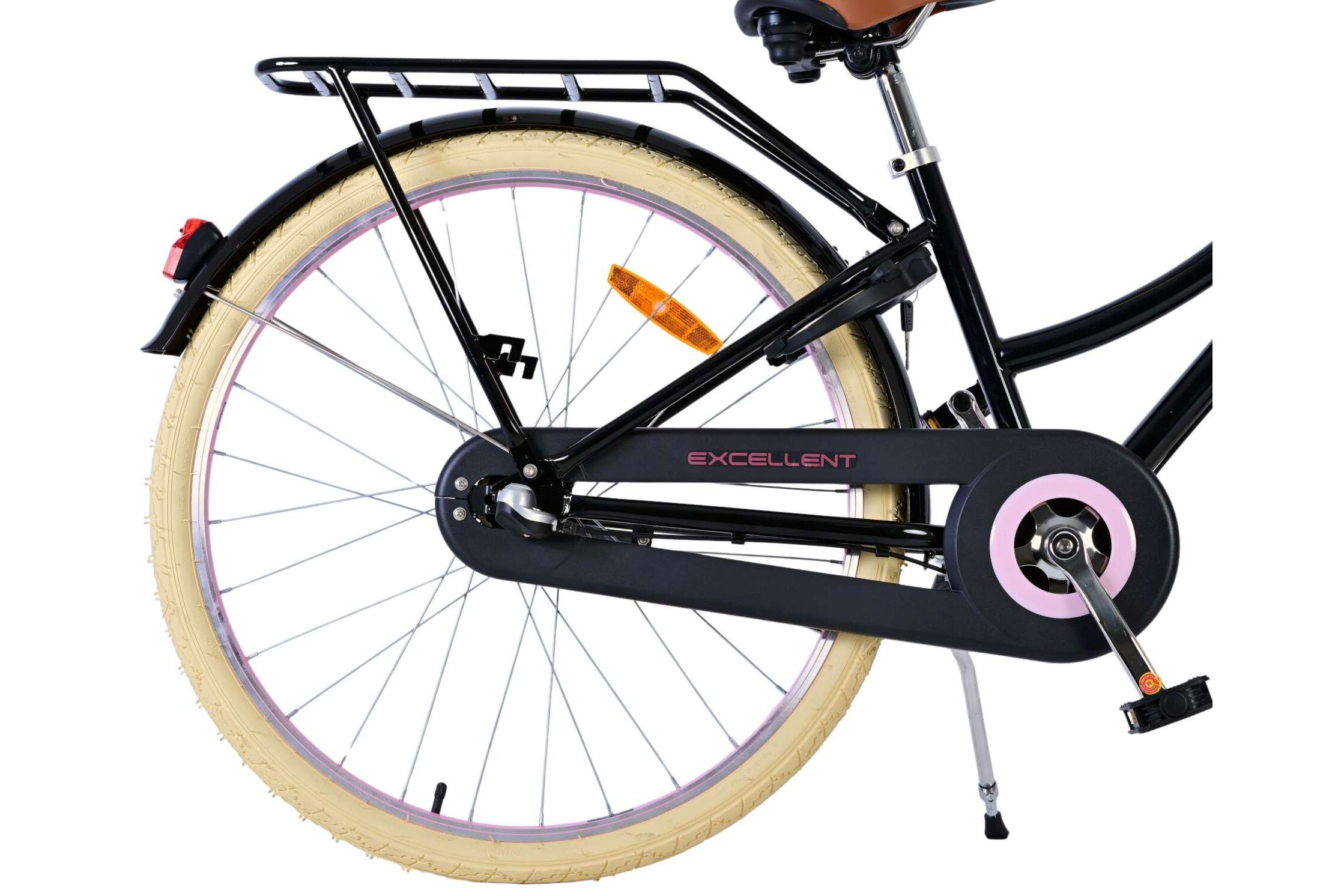 Barncykel Volare Excellent 26 tum – 3 Växlar Svart för barn 9–12 år - 2