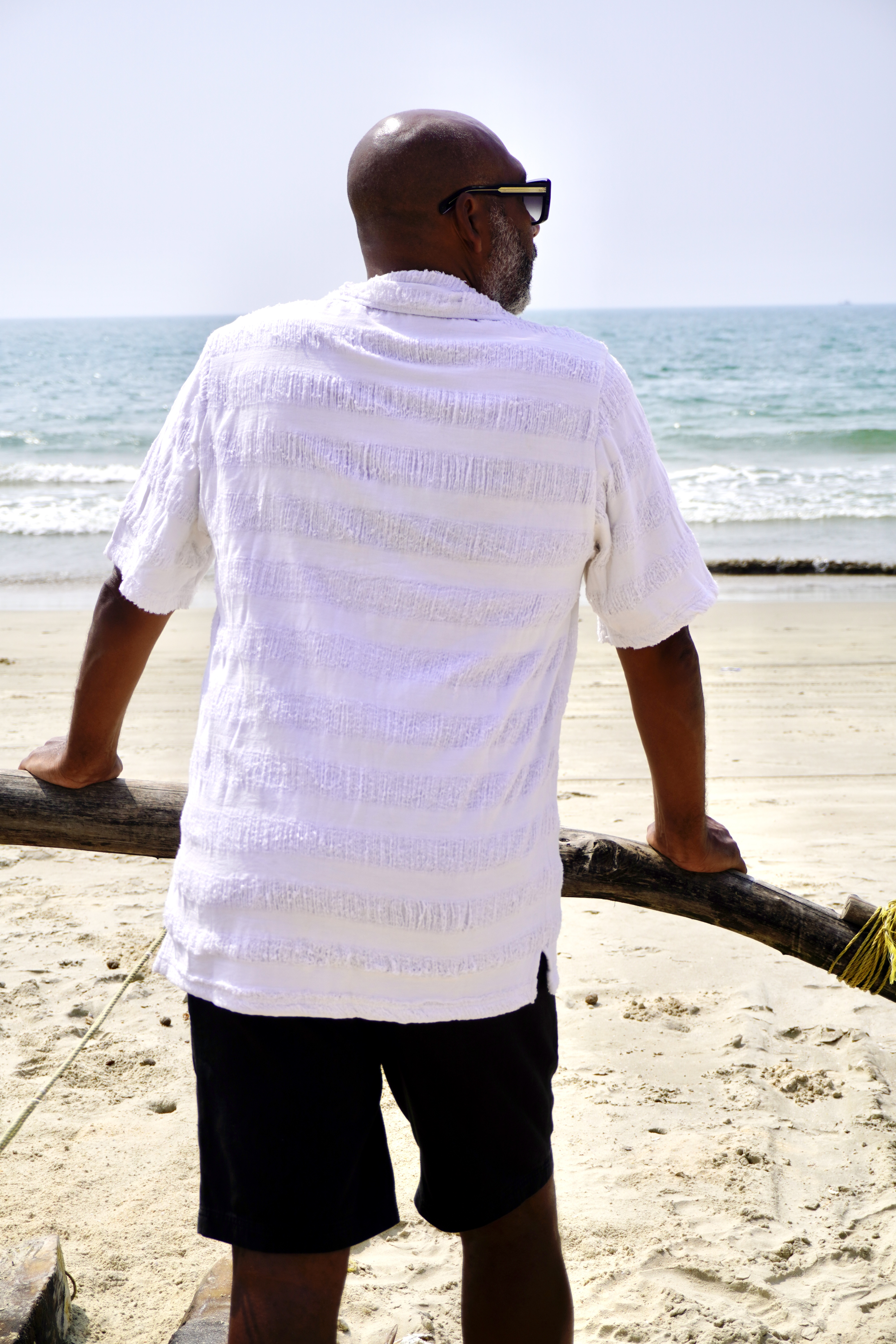 GENE COTTON SHIRT OFF WHITE  - 6