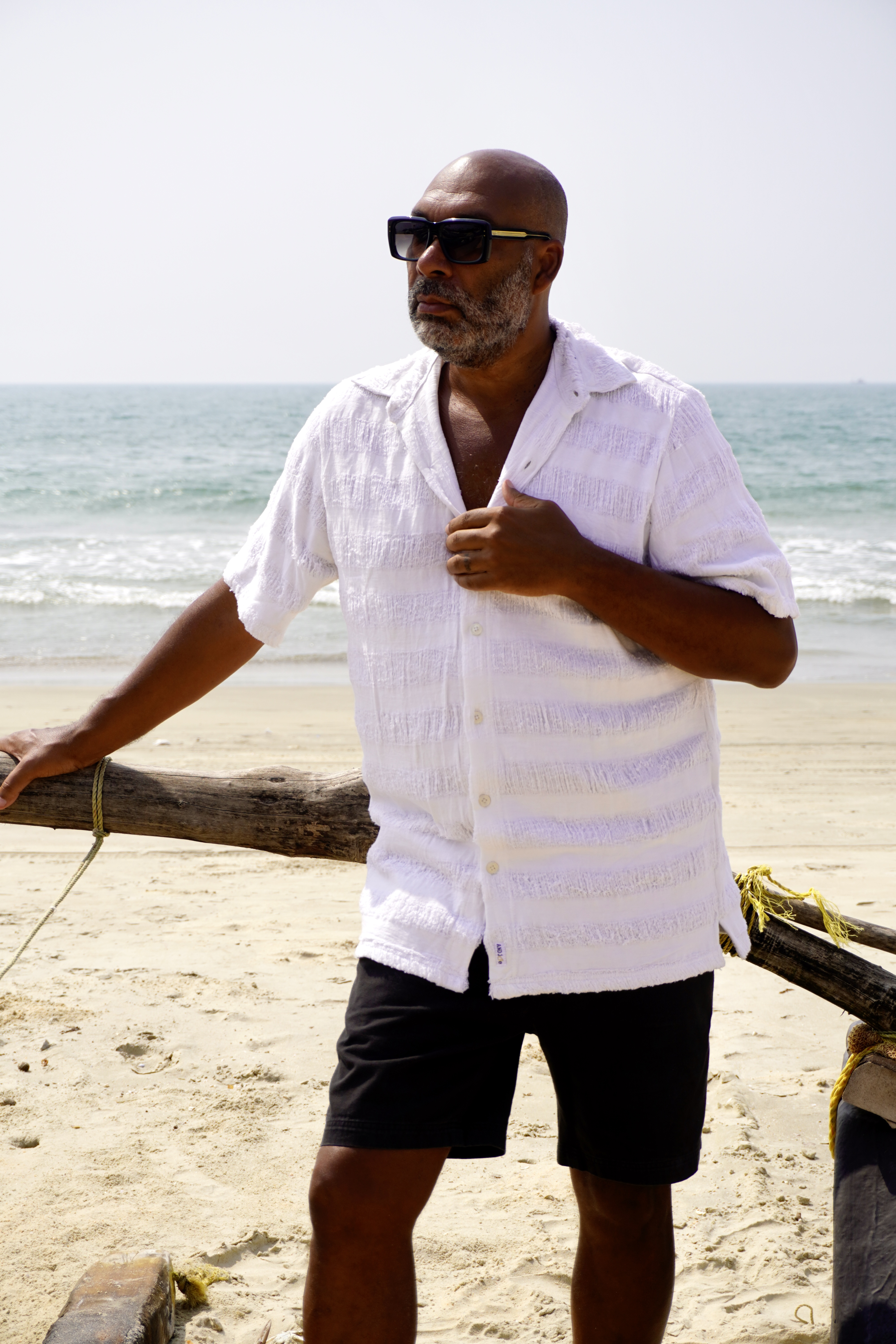 GENE COTTON SHIRT OFF WHITE  - 3