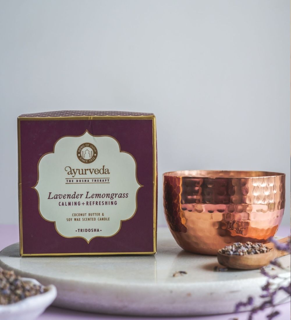 Tridosha Scented Candle 2 wicks, Song of India - 2