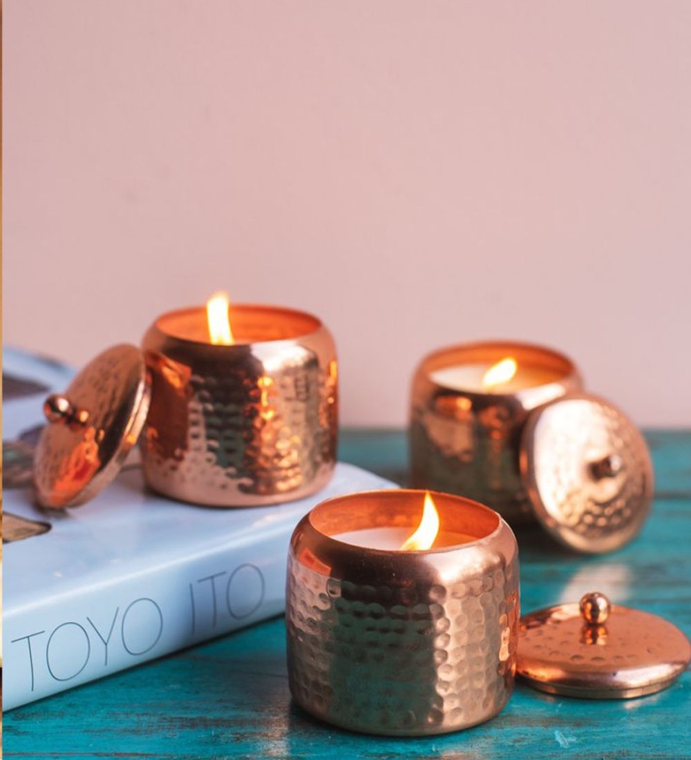 Set of 3 Scented Candles VPK, Song of India - 2