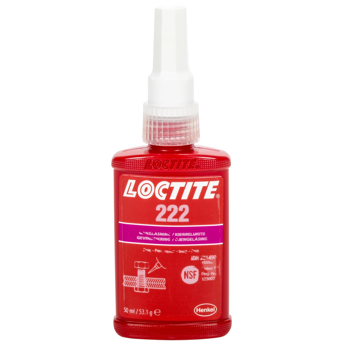 Loctite gänglåsning 222 50ml