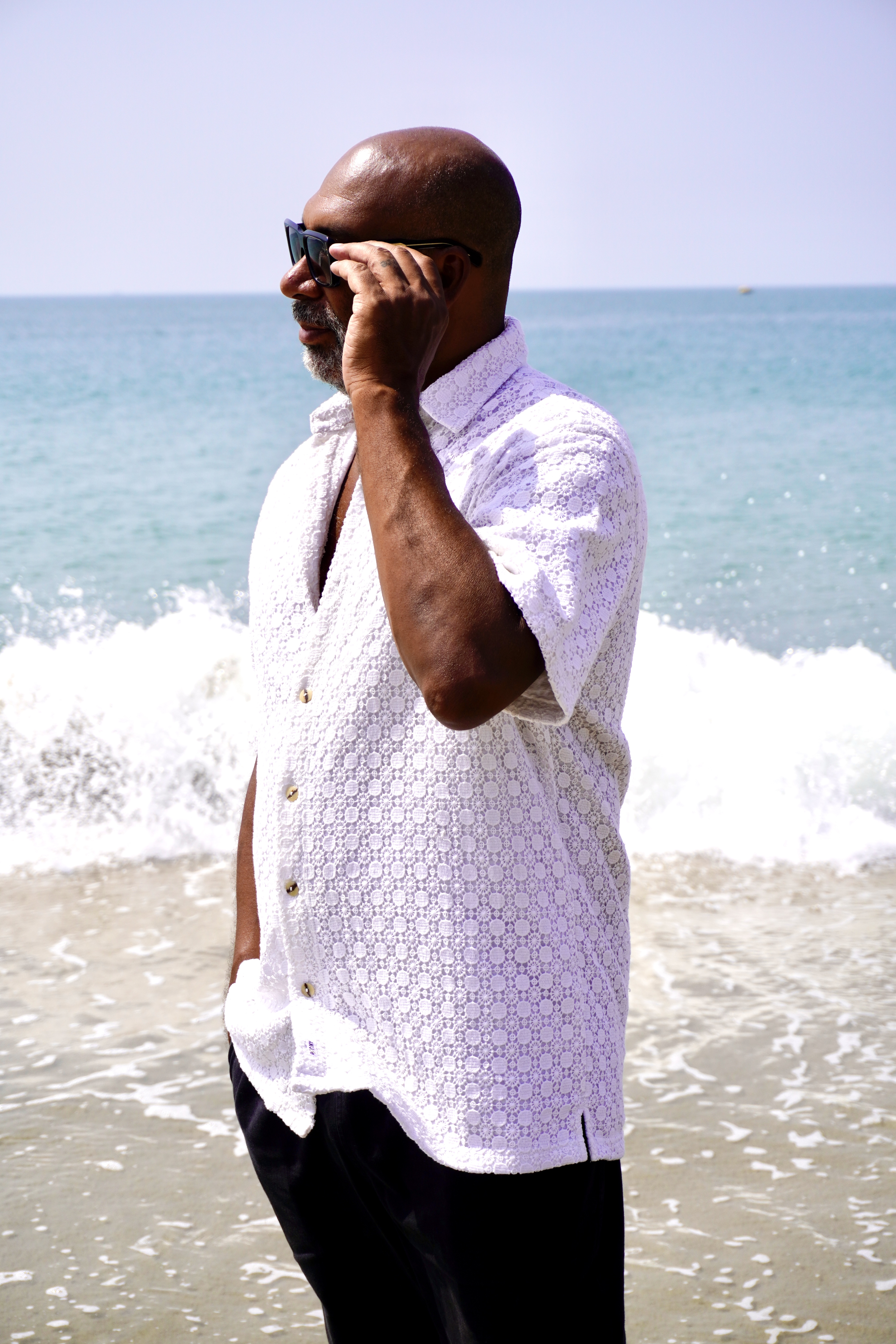 SHANTI COTTON SHIRT OFF WHITE  - 5