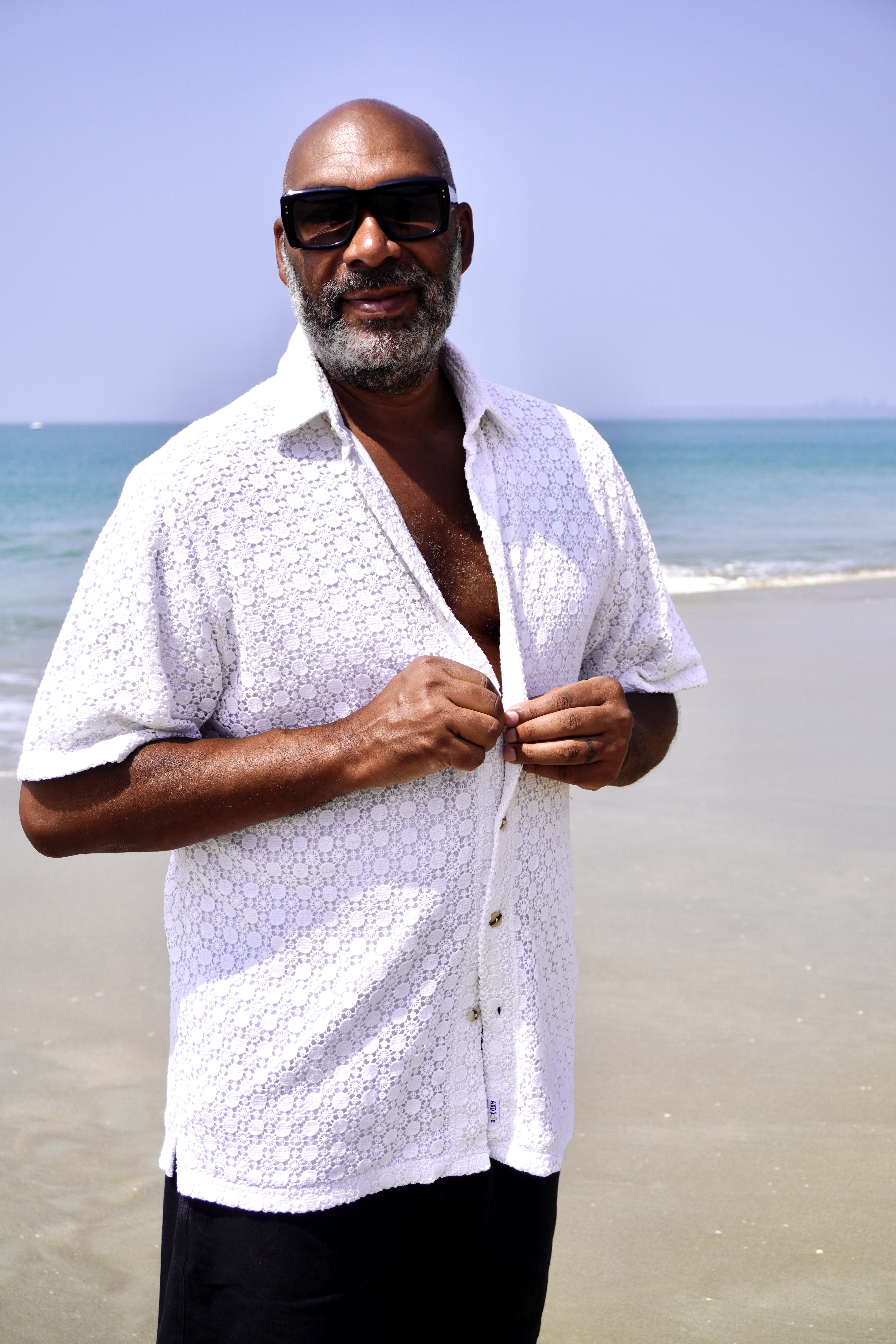 SHANTI COTTON SHIRT OFF WHITE  - 3