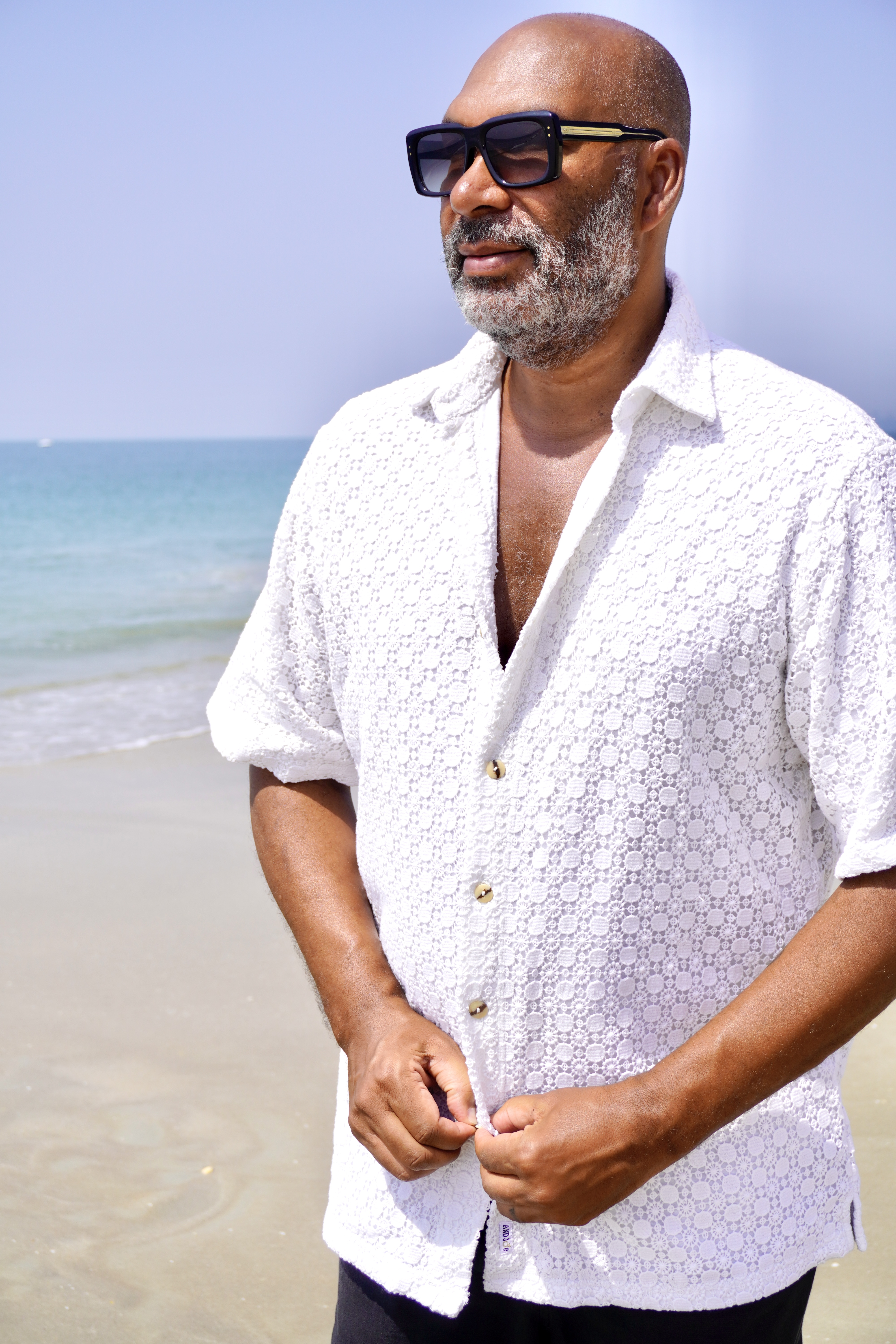 SHANTI COTTON SHIRT OFF WHITE 