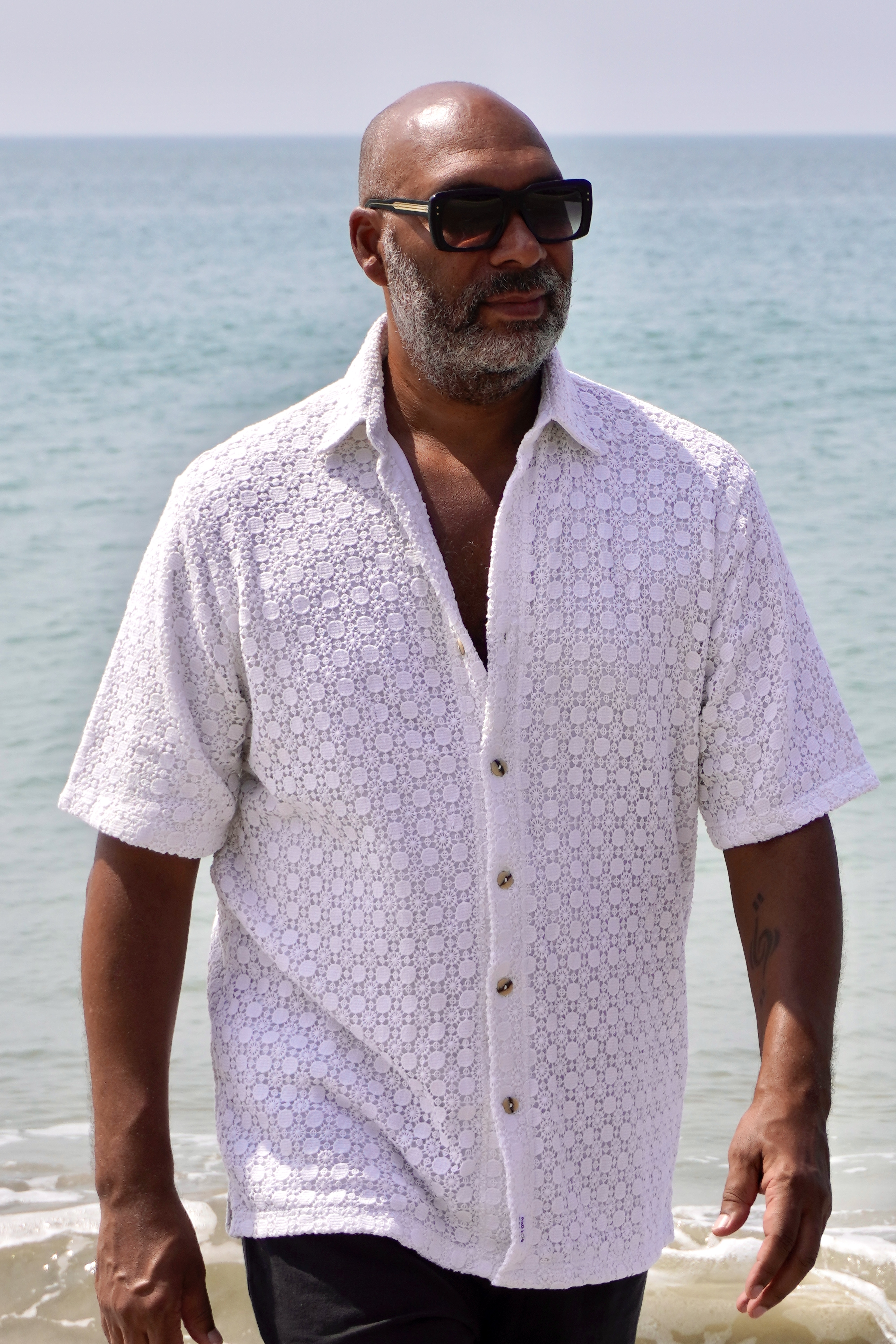 SHANTI COTTON SHIRT OFF WHITE 