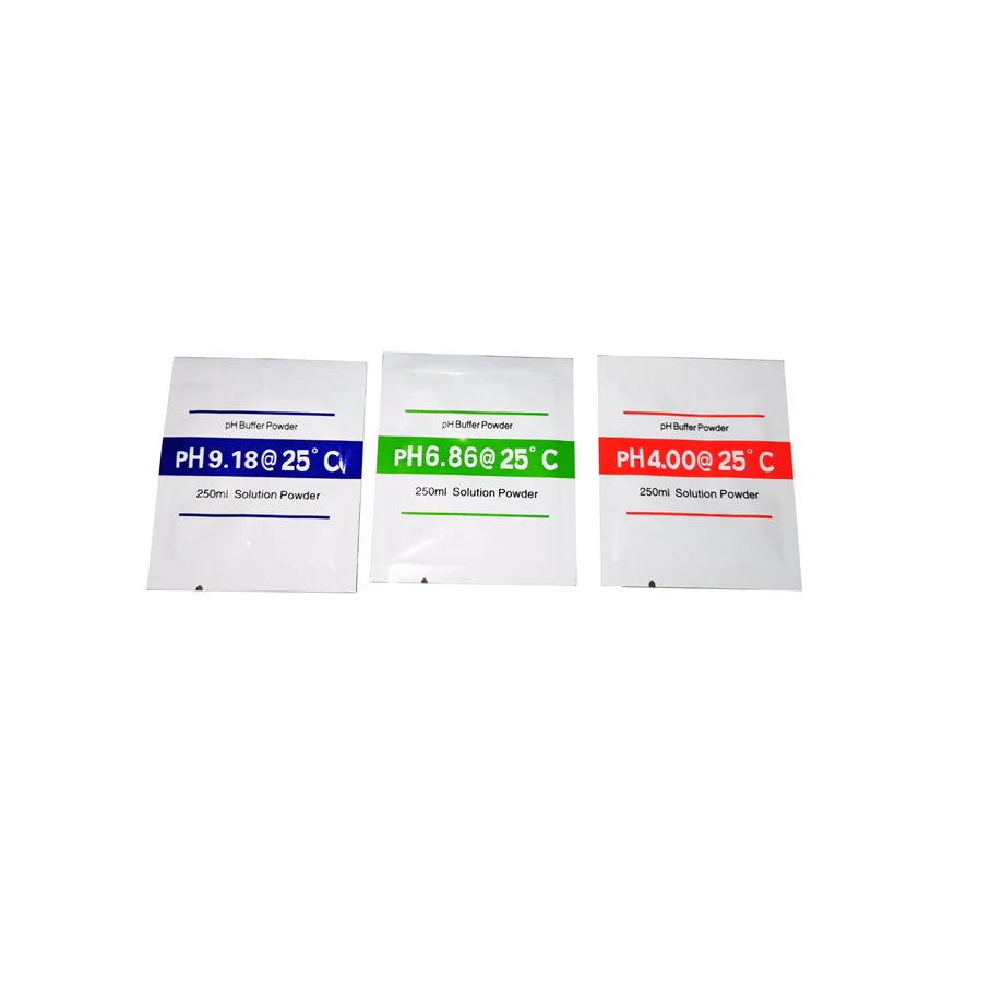 pH-kalibreringsbuffert, 4,00; 6,86 och 9,18