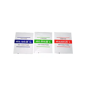 pH-kalibreringsbuffert, 4,00; 6,86 och 9,18