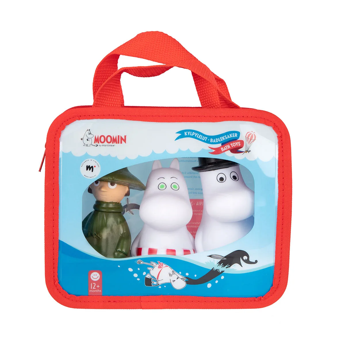 Mumin Badleksaker 3 figurer - Muminmamma, Muminpappa & Snusmumriken - 5