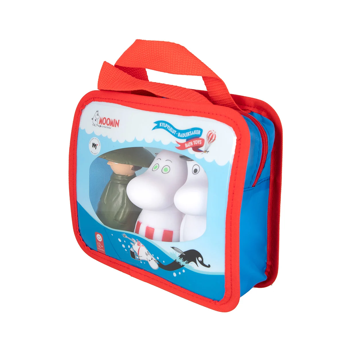 Mumin Badleksaker 3 figurer - Muminmamma, Muminpappa & Snusmumriken - 3
