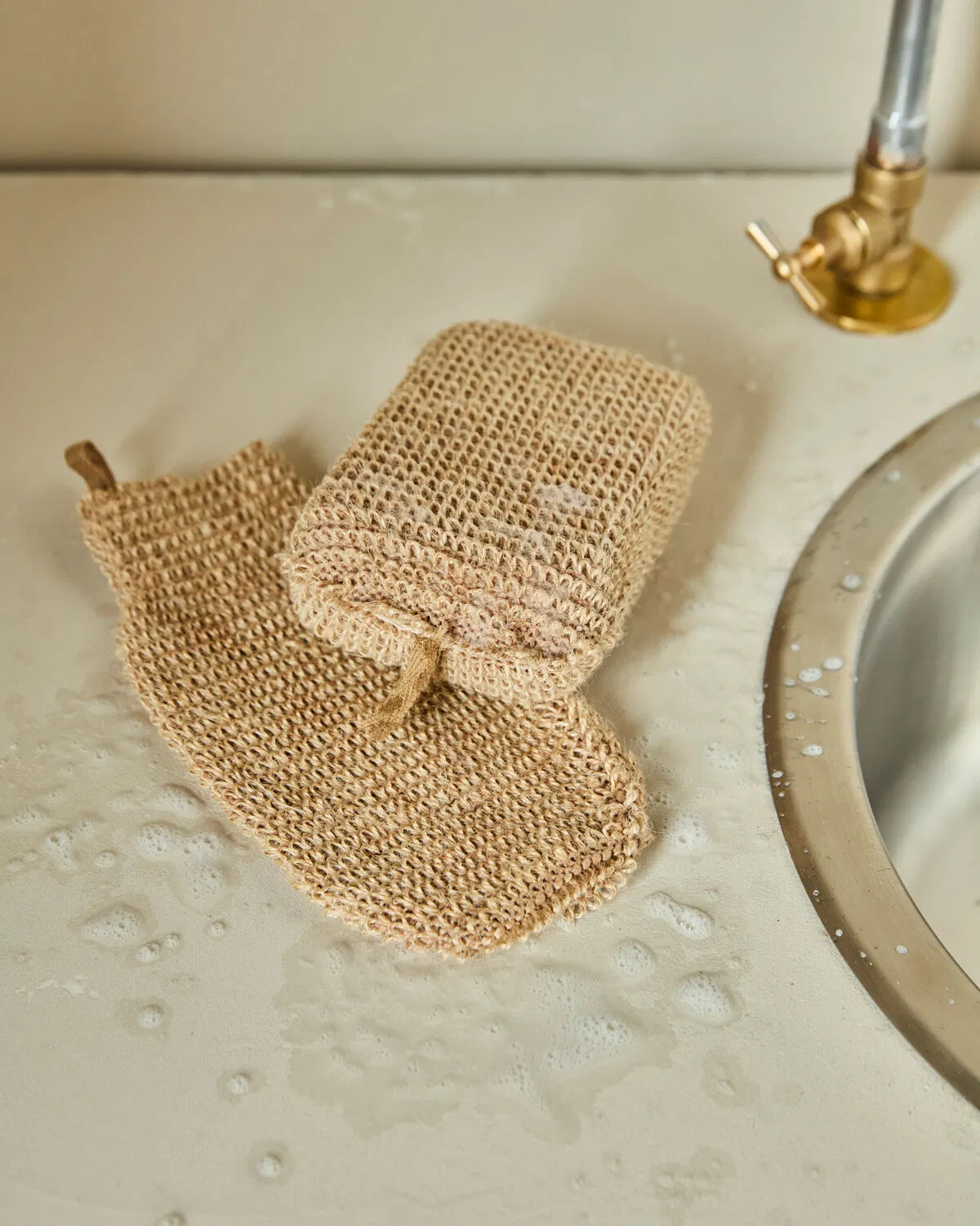 MERAKI Jutesvamp och exfolierande handske Nature
