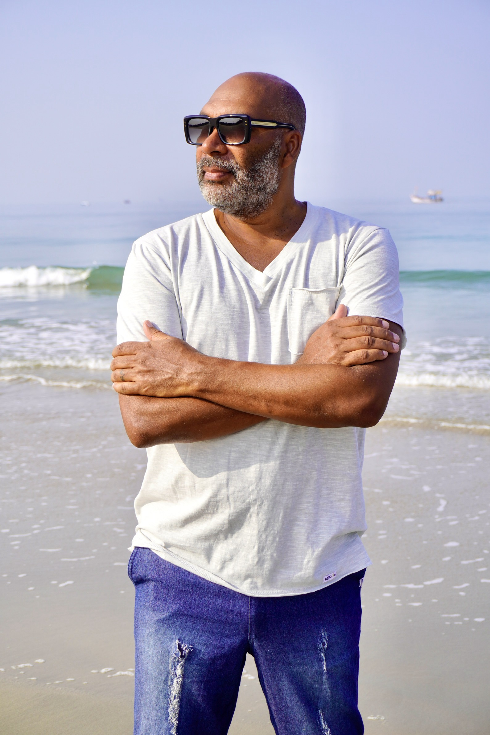 PELE  COTTON JERSEY T-SHIRT SILVER GREY 