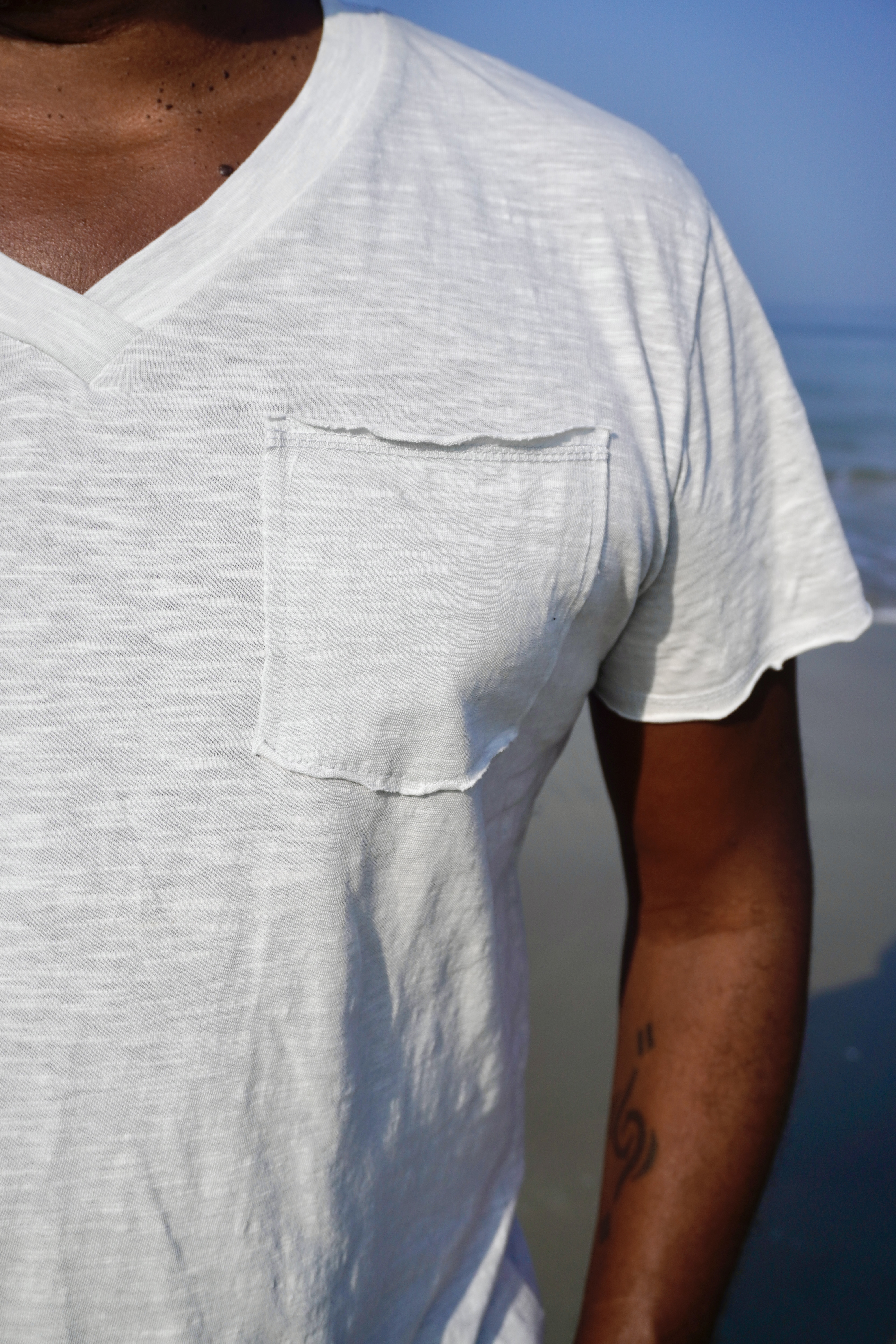 PELE  COTTON JERSEY T-SHIRT SILVER GREY  - 5