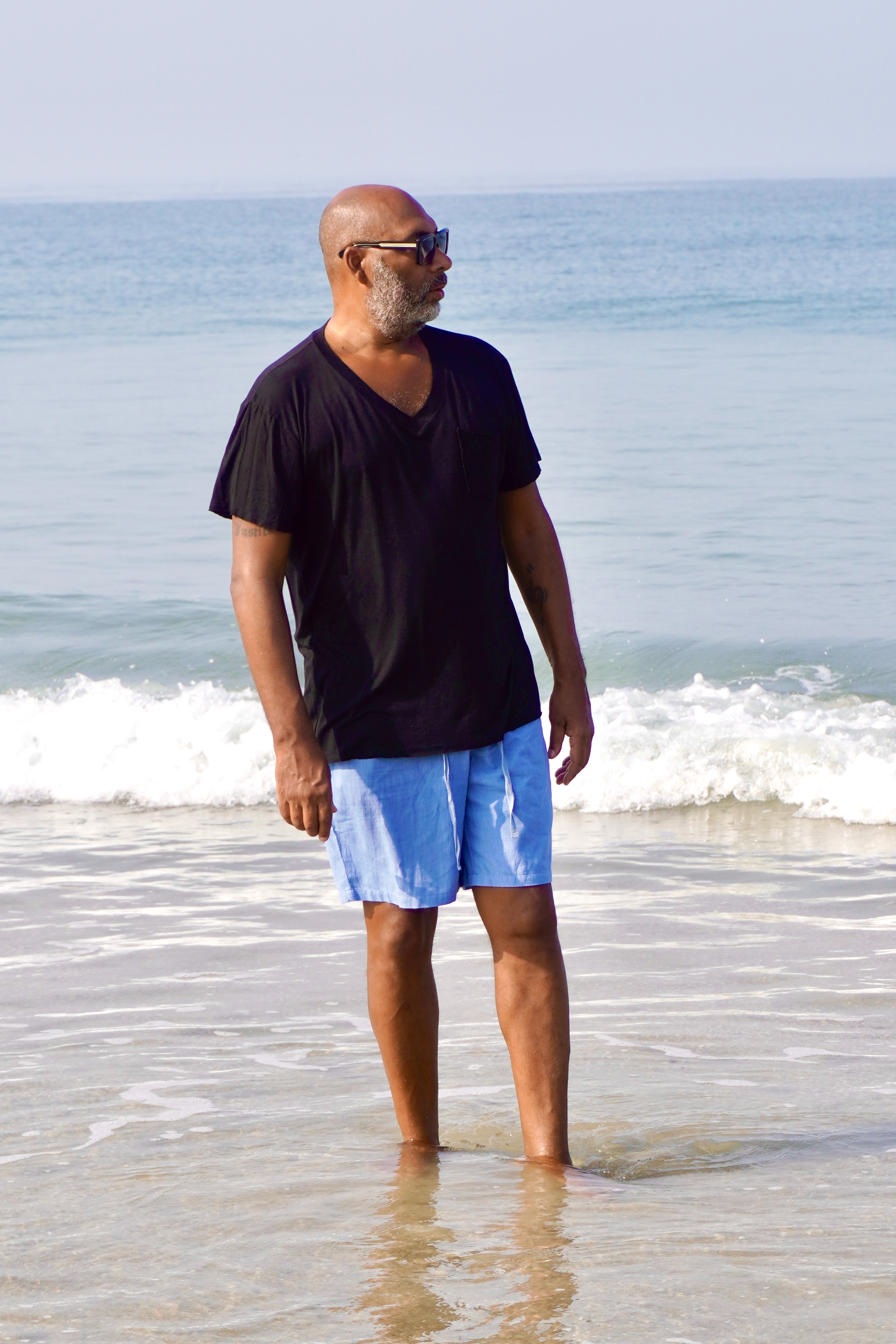 PELE  VISCOSE JERSEY T-SHIRT JUST BLACK  - 3