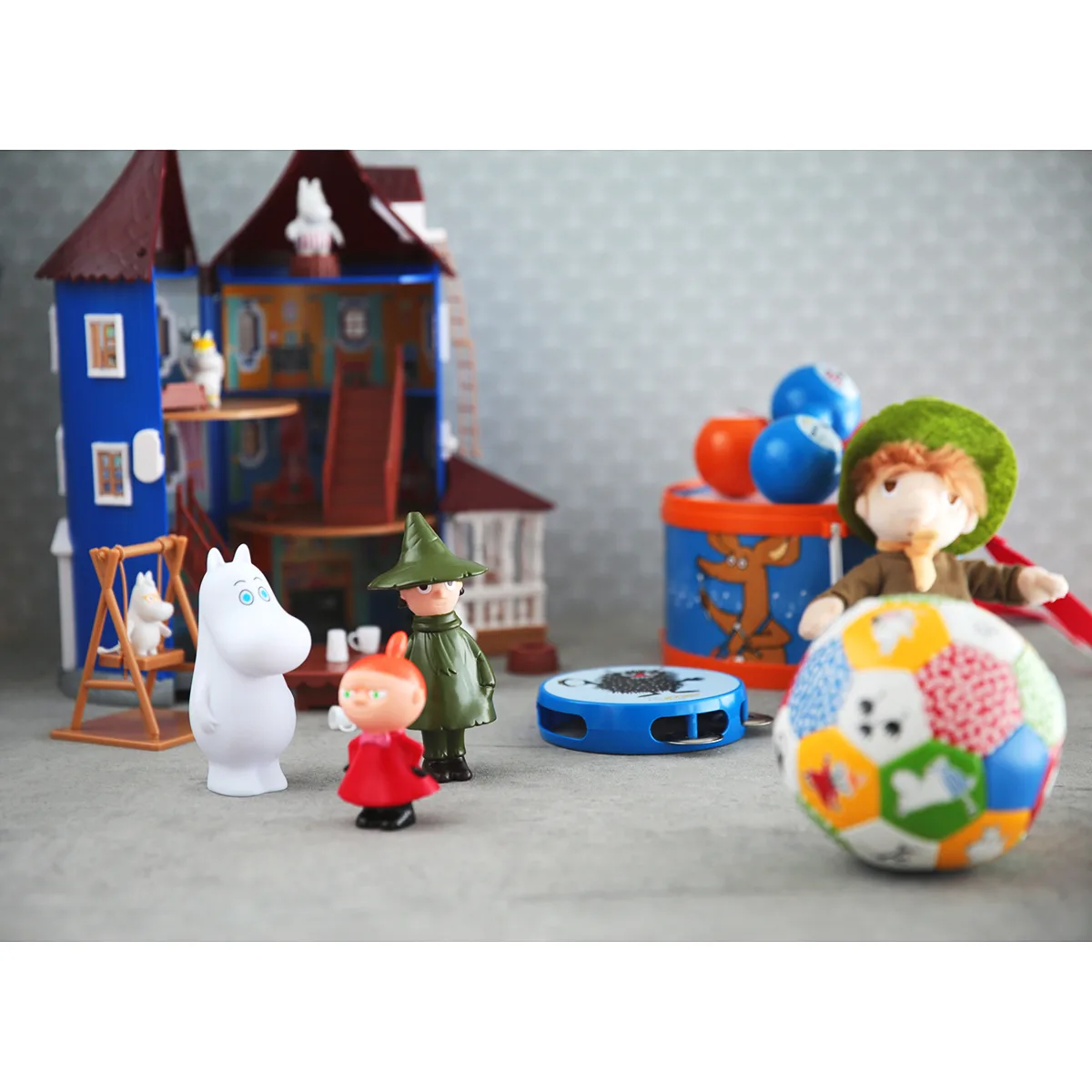 Mumin Badleksaker i badkar 3 figurer - Mumintrollet, Snorkfröken & Lilla My - 3