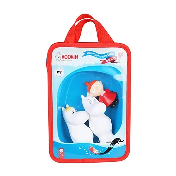 Mumin Badleksaker i badkar 3 figurer - Mumintrollet, Snorkfröken & Lilla My