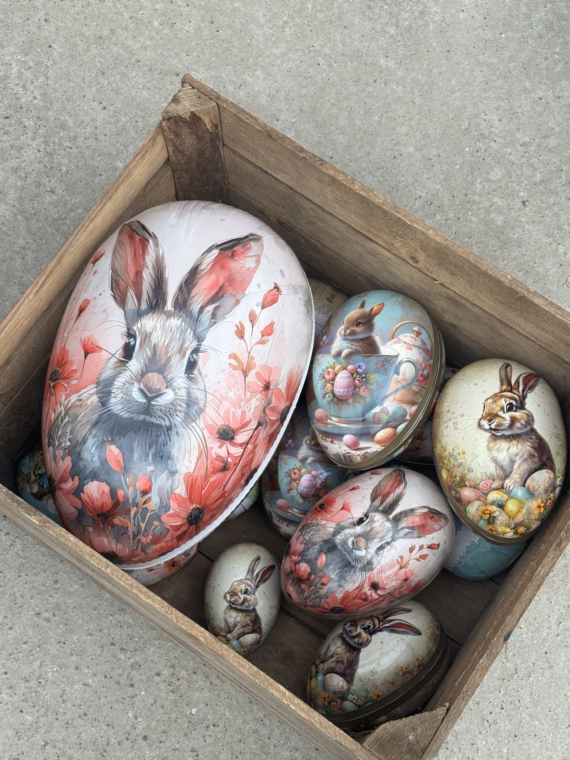 Påskägg - Lovely Bunnies - 12 cm - 3