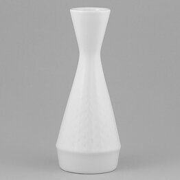Gunnar Nylund (1950s) White Vase with Relief Decor 20 cm