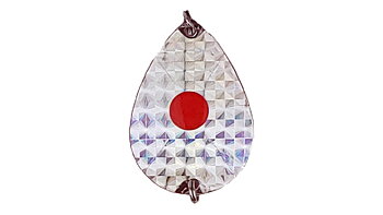 Kalakinn Silver/Röd prick