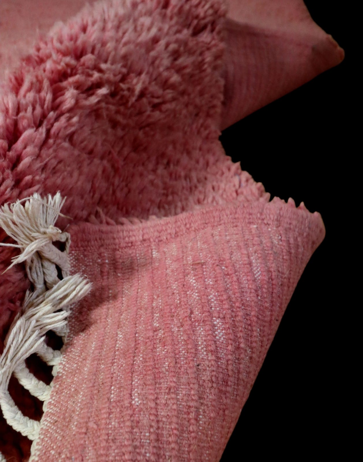 Halsmåtte pink vintage fra Marokko - 4