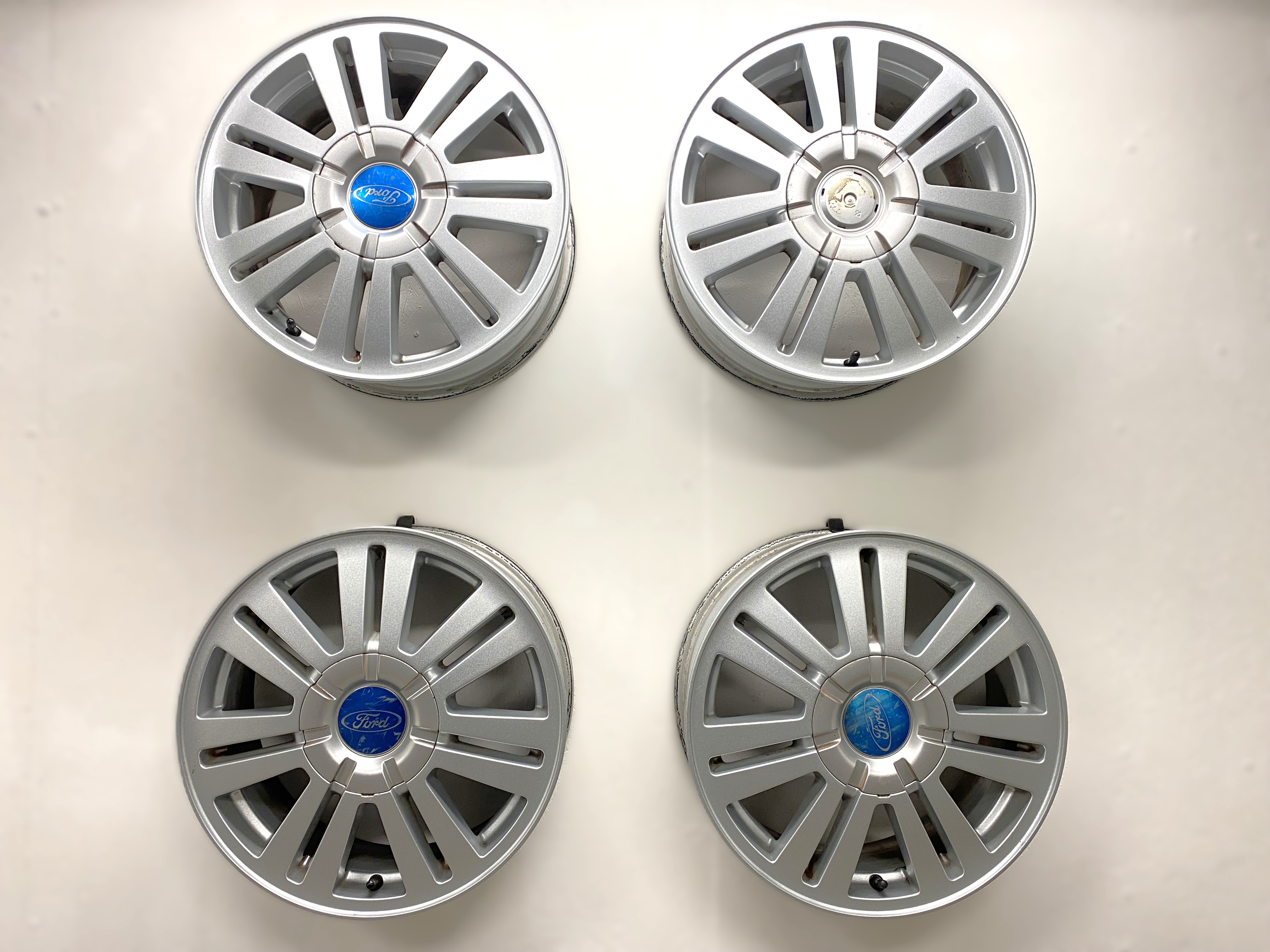 BEGAGNAT | 4 st | 16" ALUFÄLGAR FORD - RONAL | 5x108 6.5x16 ET52.5 63.4