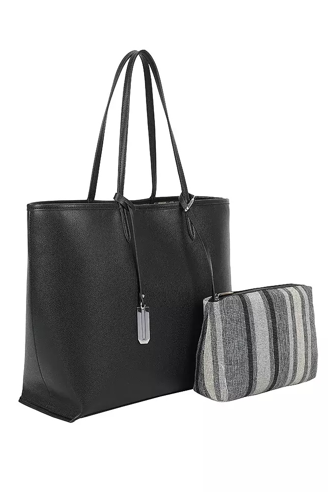 Ulrika Design - Tote Reversible Bag Black - 4