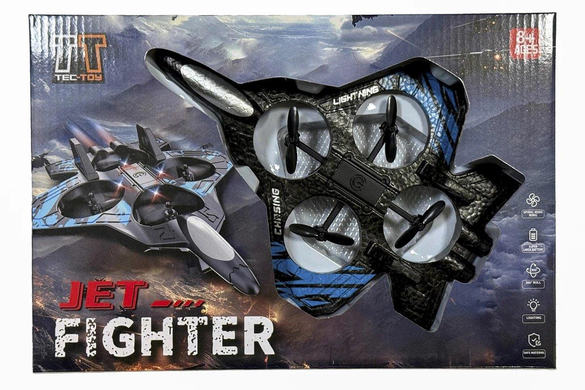 TEC-TOY F16 Jet Drone 2,4GHz w/foam body & light - 2