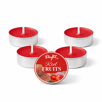 Dufti by Gies Duftlichte Red Fruits – 18er Flatpack | Ø 38 mm