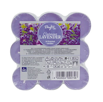 Dufti by Gies Duftlichte Calming Lavender – 18er Flatpack | Ø 38 mm