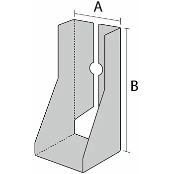 Balksko 45x137mm invändig