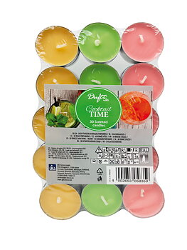 Dufti by Gies Duftlichte Cocktail Time – 30er Flatpack | Ø 38 mm | 4 Stunden Brenndauer