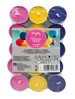 Dufti by Gies Duftlichte Happy Day – 30er Flatpack | Ø 38 mm | 4 Stunden Brenndauer